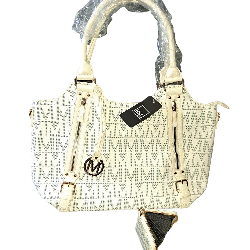 MKF MILAN Collection Signature Satchel PURSE by Mia K. and Bonus wallet - Picture 2 of 7